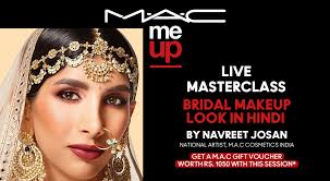 bridal makeup look in hindi m a c