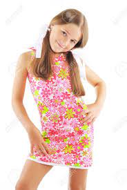 Little Girl Posing In Fashion Style Stock Photo, Picture And Royalty Free  Image. Image 5815061.