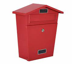 argos home senior post box red 12