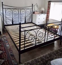 beautiful ikea noresund queen bed frame