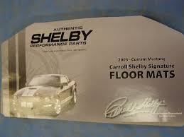 shelby gt 500 mustang floor mats oem