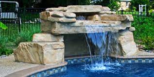 What should i know before i install a fiberglass pool myself?you have to budget for expenses such as equipment, dirt hauling, plumbing, water, and more. Structural Faux Rock Swimming Pool Grottos By Ricorock