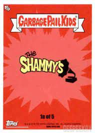 2021 Topps Garbage Pail Kids The Shammy Awards Grammy 