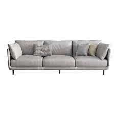 alvaro contemporary leather sofa