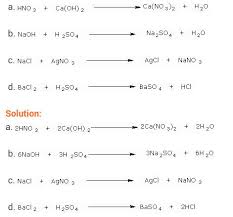 Chemical Reactions And Equation Cbse