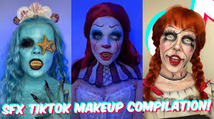 tiktok sfx makeup art scary