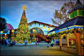 christmas town at busch gardens is the