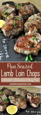 pan seared lamb loin chops