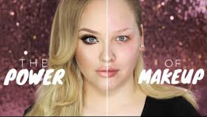 young women wear less makeup