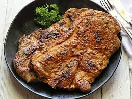 pan fried pork shoulder steak healthy