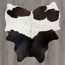 chocolate white cowhide rug xs3849c