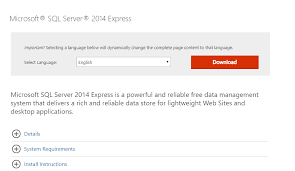 1a install ms sql express server