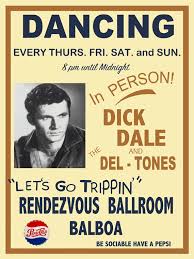 Dick Dale Repro Rendezvous Ballroom Balboa 1960's - Etsy