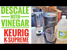how to descale with vinegar keurig k