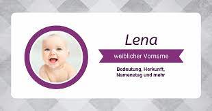 Lena namensbedeutung