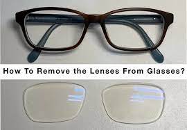 How To Remove The Lenses From Glasses