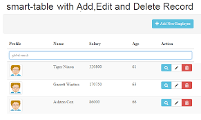 Angularjs Smart Table With Add Edit