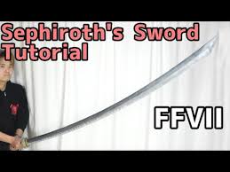 I love this sword its huge but not really sephiroths sword a lesser fan wouldnt know but it just a 68inch dia katana which. Final Fantasy Vii Remake Sephiroth S Sword Tutorial Masamune Katana Ff7 Remake Cosplay Prop Youtube