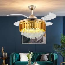 Chnt Luxury Ceiling Fan With Light On