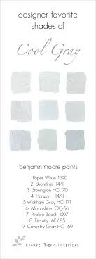 Benjamin Moore Cool Gray Paint Colors