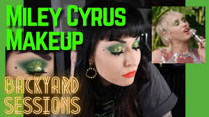 miley cyrus makeup tutorial green 80