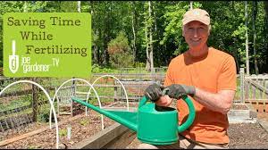 how to save time while fertilizing