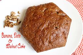 Since i have not used butter, the loaf is not very dense too. Eggless Banana Date And Walnut Cake Recipe Susmita Recipes