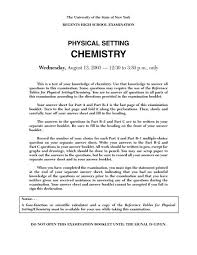 physical setting chemistry jmap