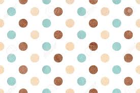 Watercolor Blue Beige And Brown Polka Dot Background Pattern