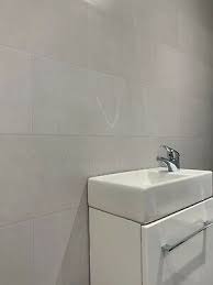 Klassic Light Grey Tile Effect Bathroom