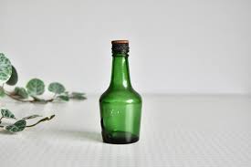 Green Glass Vat 69 Whisky Bottle 1960s