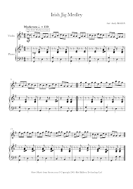 Large print music for beginning violin is a 21 page *ebook available as an instant pdf download that includes 17 popular tunes and 3 beginner level scales (a, d & g major) for violinists. Irish Jig Medley Sheet Music For Violin 8notes Com