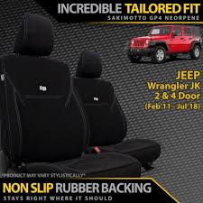 Jeep Wrangler Jk Neoprene 2x Front Seat