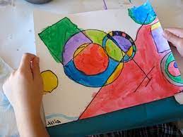 Kandinsky Art Lesson - Things to Make and Do, Crafts and Activities for  Kids - The Crafty Crow