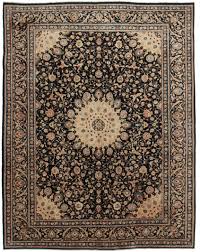 silk wool square persian kashan rug