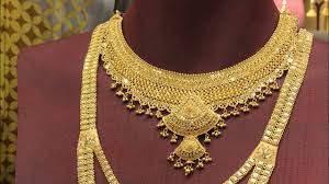 tanishq heavy gold necklace design