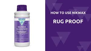 how to use nikwax rug proof you