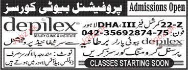 admission in professional beauty course