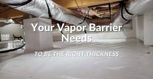 Install A Thin Vapor Barrier