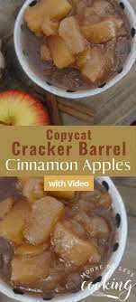 copycat er barrel cinnamon apples