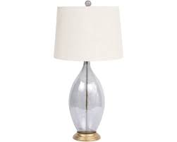 Re Oval Glass Table Lamp With Shade
