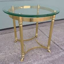 side table brass accent table brass