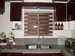 chic kitchen design using combi blinds