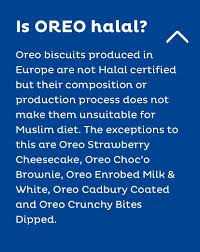 oreo contains pork fat and milk