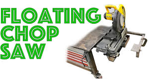 homemade floating chop saw stand