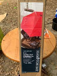 Tilt Patio Umbrella In Ruby