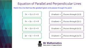 Parallel And Perpendicular Lines