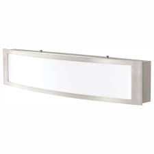 At home depot you can find a verity of every day fixtures for bathroom sinks like ones designed by radiant, kohler or world imports. Home Decorators Collection 180 Watt Equivalent Brushed Nickel Integrated Led Vanity Light Iqp1381l 3 The Home Depot