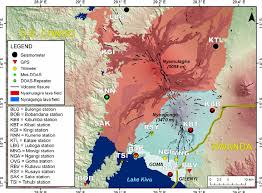 Natural disasters news every day. Map Of The Ground Based Monitoring Network Managed By The Goma Volcano Download Scientific Diagram