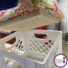 Corral some crates into classroom cubbies. Literacy Loves Company Classroom Diy Crate Seats
